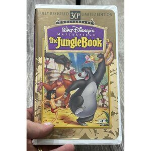 Walt Disney The Jungle Book  30th Anniversary VHS Tape 1997
